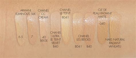 chanel ultra le teint comparison chart|Chanel le teint ultra refill.